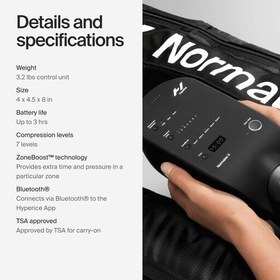 تصویر ماساژور قابل حمل پایین تنه Hyperice Normatec 3 