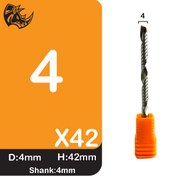 تصویر تیغه برش الماسه تک پر قطر 4 میلیمتر کارگیر 42 میلیمتر دنباله 4 میلیمتر برند پرویوکات 