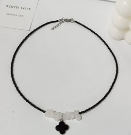 تصویر گردنبند ونکیلیف مشکی 