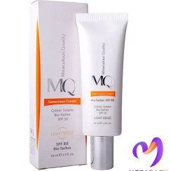 تصویر کرم ضدآفتاب بایوتاچ SPF50 ام کیو(بژ روشن) | Mq Sunscreen Cream SPF50 