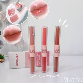 تصویر پک رژ لب دو سر مات و براق CAPPUVINI 