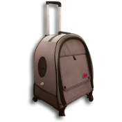 تصویر کیف و کوله چرخ‌دار حمل سگ و گربه رژین پلاس | مدل تراولی 