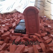تصویر 200 عدد آجر مینیاتوری مخصوص ساخت خانه ی مینیاتوری و ماکت سازی 