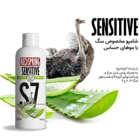 تصویر شامپو با عصاره آلوورا مخصوص سگ با مو های حساس رد اسپرینگ (مدل S7) Redspring Special Shampoo(s7)