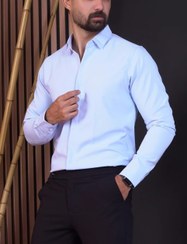 تصویر پیراهن مردانه دوشین مخفی رنگبندی مختلف سایز XL 