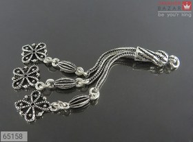 تصویر کرکوش نقره طرح گل کد 65158 