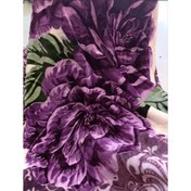 تصویر پتو گلبافت تک نفره 