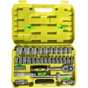 تصویر آچار بکس جاب مدل JB-032 مجموعه 32 عددی 