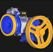 تصویر موتورآسانسور یونیک (گیربکس 6.1 کیلووات) 