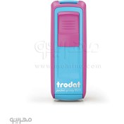 تصویر مهر جیبی ژلاتینی مستطیل ترودات 9511 