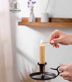 تصویر جا شمعی فلزی 