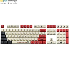 تصویر مجموعه کامل کیکپ طرح Caribbean Pirates کیبورد مکانیکال Caribbean Pirates PBT DoubleShot Keycaps Full Set 