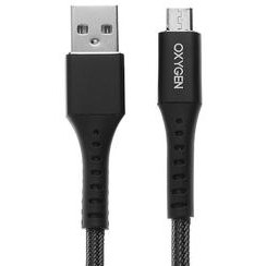 تصویر کابل شارژ MicroUSB اکسیژن مدل OXYGEN LX8 MicroUSB to USB oxygen charger cable model LX8