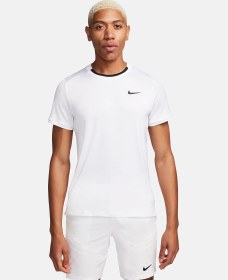 تصویر تی شرت تنیس مردانه نایک NikeCourt Advantage Dri-FIT- سفید 