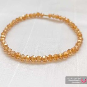 تصویر دستبند / کریستال / طلایی 