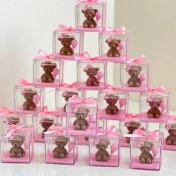 تصویر گیفت دندونی خرسی صورتی 