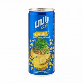 تصویر نوشیدنی آناناس رانی حاوی تیکه های واقعی میوه – 240 میلی لیتر Pineapple drink containing real pieces of fruit - 240 ml