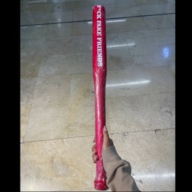 تصویر چوب بیسبال طرح استیکری 