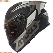 تصویر کلاه کاسکت فک ثابت اکسیس عینک دار - cod 1 Axis motorcycle helmet fixed jaw with glasses - cod 1