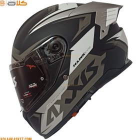 تصویر کلاه کاسکت فک ثابت اکسیس عینک دار - cod 1 Axis motorcycle helmet fixed jaw with glasses - cod 1