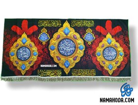 تصویر پرچم طرح گل ضریح 