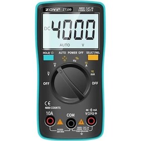 تصویر مولتی متر دیجیتال زویی مدل ZT100 