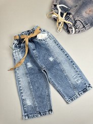 تصویر شلوار نیم بگ زاپدار 