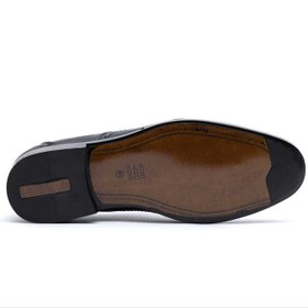 تصویر کفش چرم مجلسی مردانه یریش مدل الگانت هشترک کشی زیره نئولایت 