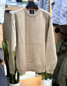 تصویر بافت یقه گرد - سبز تیره 