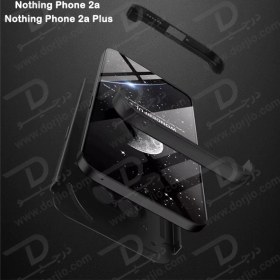 تصویر قاب محافظ 360 درجه GKK گوشی Nothing Phone 2a Nothing Phone 2a GKK Matte 360 Degree Case