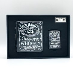 تصویر ست کیف سیگار و فندک مدل NBCS-1197 