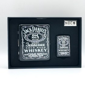 تصویر ست کیف سیگار و فندک مدل NBCS-1197 