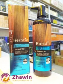 تصویر شامپو کراتین مدل hair shampoo keratin 98% شامپو مو برند متفرقه