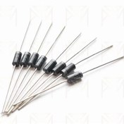 تصویر دیود 1N4007 یکسوساز ۱۰۰۰ ولت ۱ آمپر بسته ۱۰ عددی 