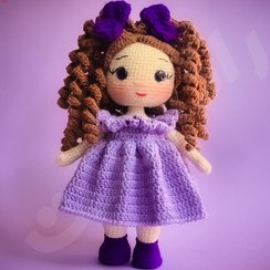 تصویر عروسک بافتنی نانا – دختر ناز 