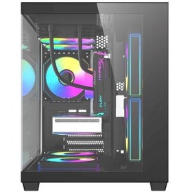 تصویر کیس کامپیوتر دارک فلش مدل B275 ARGB Mid Tower مشکی Dark Flash B275 ARGB Mid Tower Black Computer Case