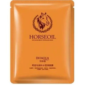 تصویر ماسک ورقه ای روغن اسب BIOAOUA ا BIOAOUA horse oil sheet mask BIOAOUA horse oil sheet mask