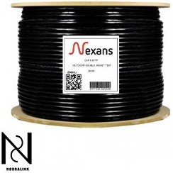 تصویر کابل شبکه 305 متری نگزنس Cable Nexans (Outdoor) Cat6 SFTP CCA 