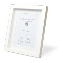 تصویر قاب عکس پی‌وی‌سی SPF 107-BX سفید 