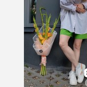 تصویر پیاز گلایل رنگ نارنجی 