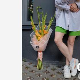 تصویر پیاز گلایل رنگ نارنجی 