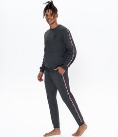 تصویر ست پیژامه مردانه پایه چوگان ASSN. مجموعه لباس خوابهای با جعبه روبان آقایان به تفصیل U.S. Polo Assn. 