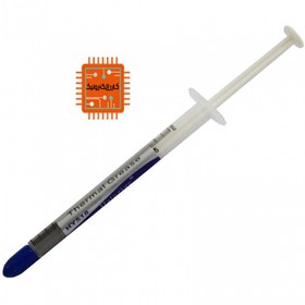 تصویر خمیر سیلیکون سرنگ کوچک 5 گرمی ( رنگ تیره) thermal paste