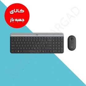 تصویر کیبورد و موس بی سیم لاجیتک مدل Logitech MK470 ( جعبه باز ) 