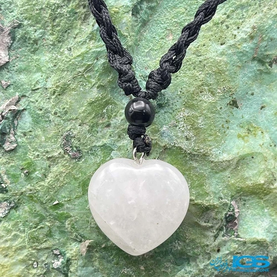 خرید و قیمت گردنبند ژئود سنگ کریستال کوارتز آبکاری درنجف طبیعی | ترب