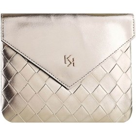 تصویر کیف آرایشی طلایی کیکو میلانو Gold Clutch Bag Kiko Milano 