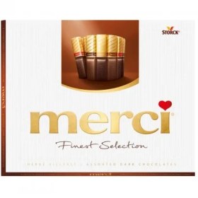 تصویر شکلات کادویی مرسی 250 گرم - Merci Finest Selection قهوه ای 