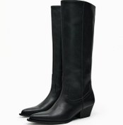 تصویر بوت کابوی زنانه ZARA کد 861203 