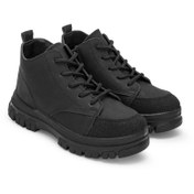 تصویر نیم بوت زنانه شیما مدل آرارات مشکی 