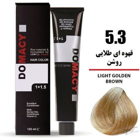 تصویر رنگ مو دوماسی سری طلایی GOLDEN - 6.3 بلوند طلایی تیره 